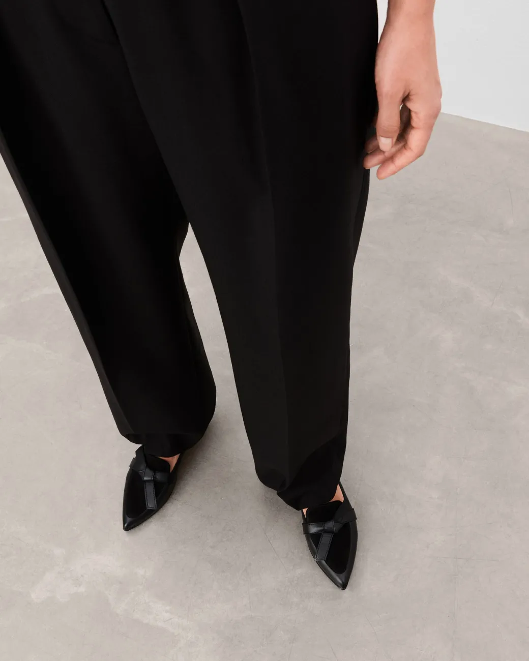 ally_leathersuede_black_1.webp Loafers^Flattered Ally Leather/Suede Black