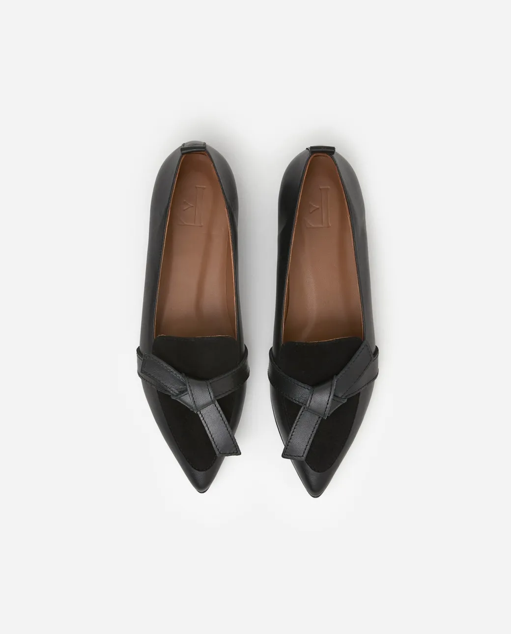 ally_leathersuede_black_2.webp Loafers^Flattered Ally Leather/Suede Black