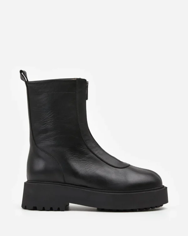 Boots^Flattered Alma Leather Black