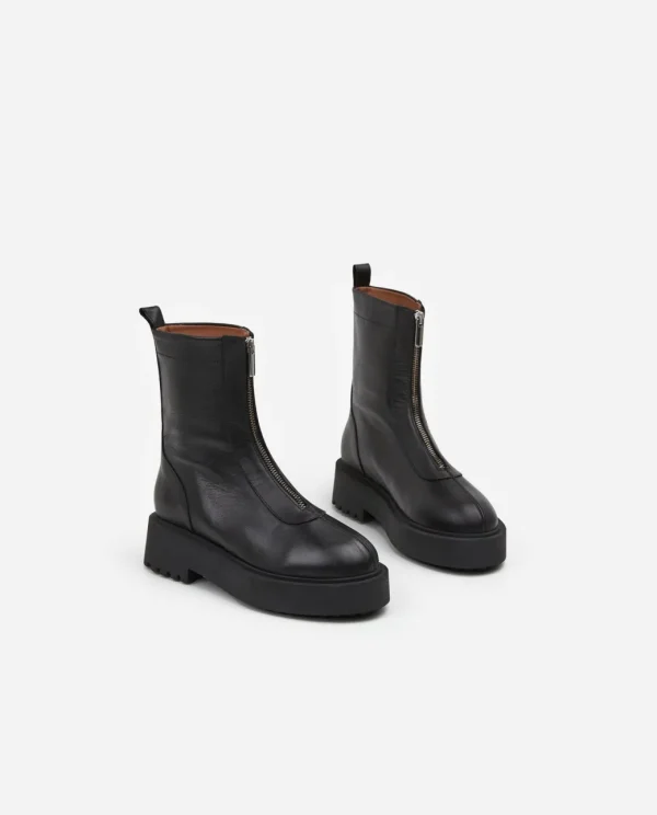 Boots^Flattered Alma Leather Black