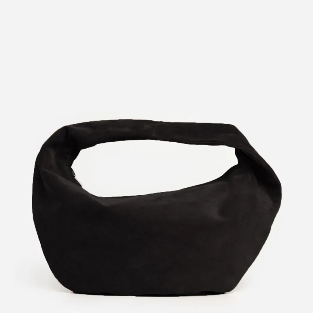 alva_shoulder_bag_suede_b_0.webp Shoulder Bags^Flattered Alva Shoulder Bag Suede Black