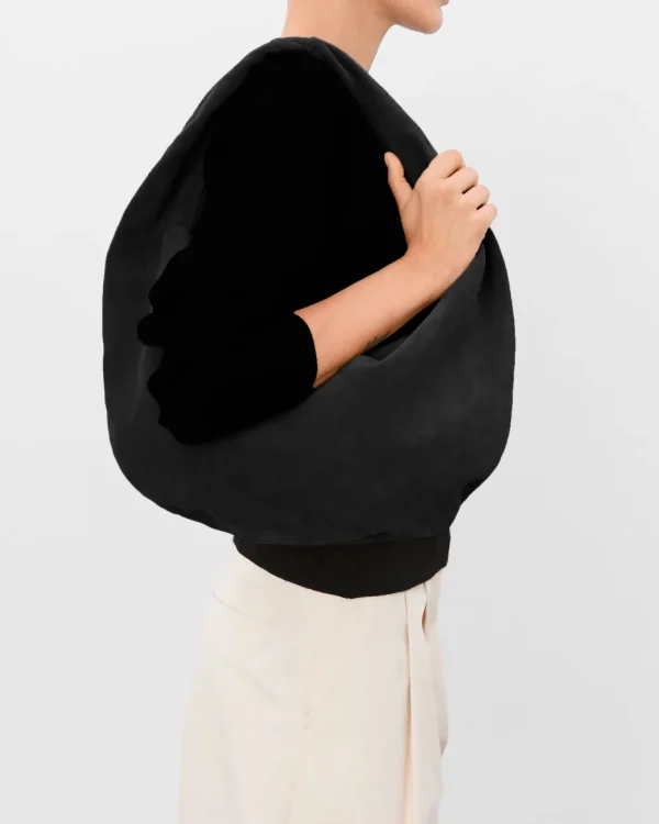 Shoulder Bags^Flattered Alva Shoulder Bag Suede Black
