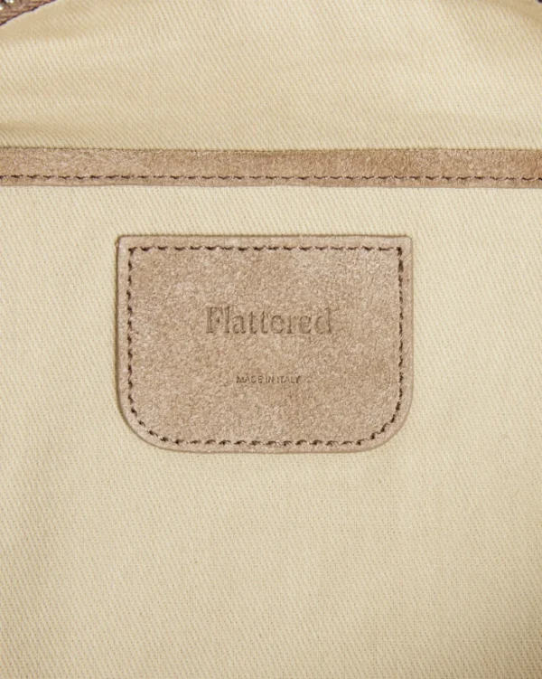 Shoulder Bags^Flattered Alva Shoulder Bag Suede Sand