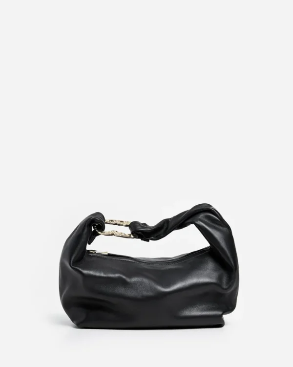 Shoulder Bags^Flattered Amanda Shoulder Bag Leather Black