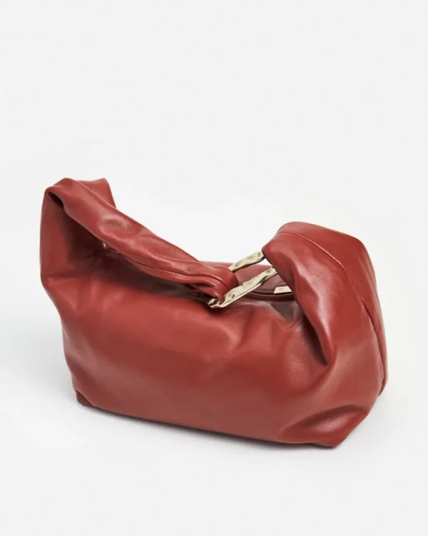 Shoulder Bags^Flattered Amanda Shoulder Bag Leather Red Brick