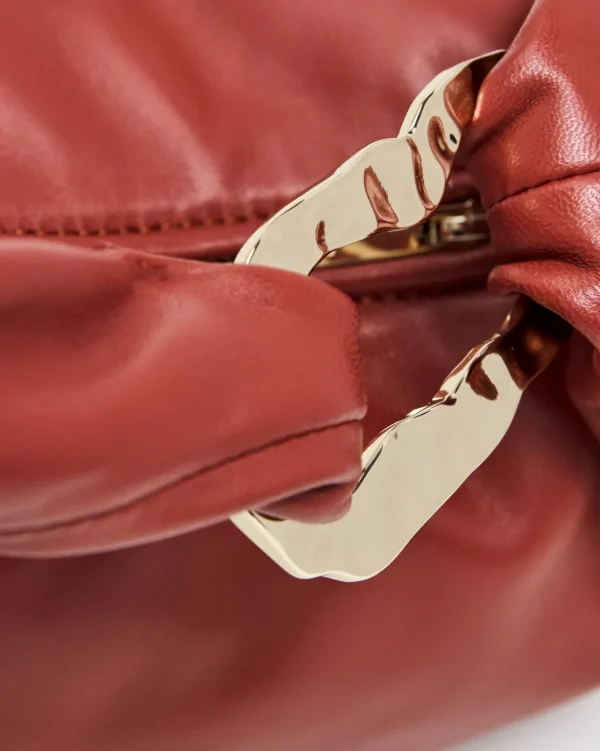 Shoulder Bags^Flattered Amanda Shoulder Bag Leather Red Brick