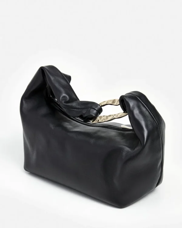 Shoulder Bags^Flattered Amanda Shoulder Bag Leather Black