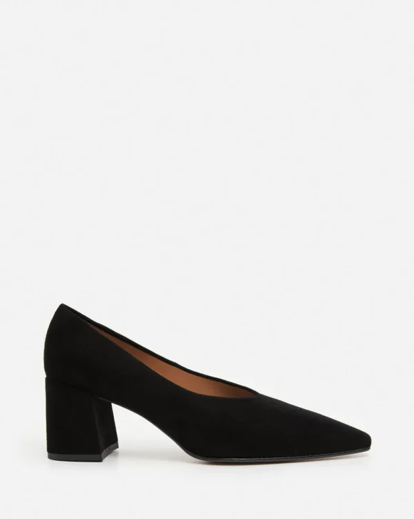 Heels^Flattered Angela Suede Black