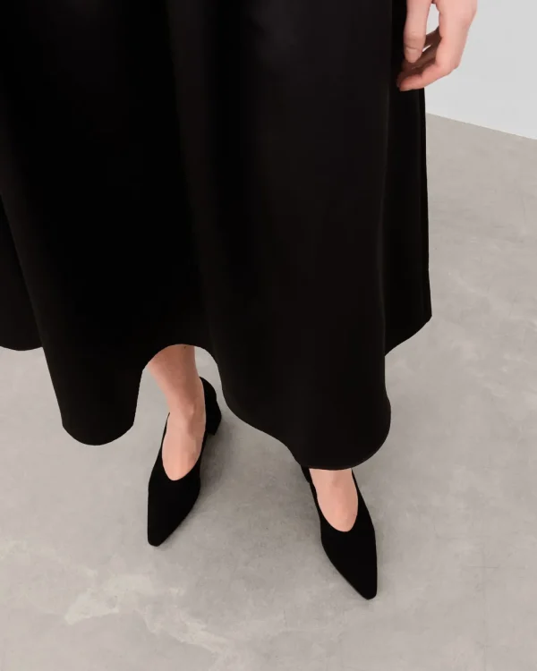 Heels^Flattered Angela Suede Black