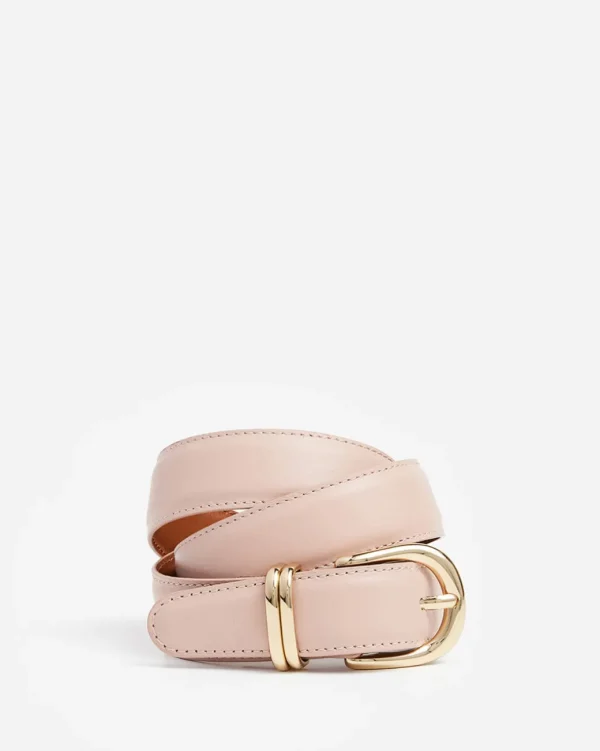 Belts^Flattered Beatrice Belt Leather Rose