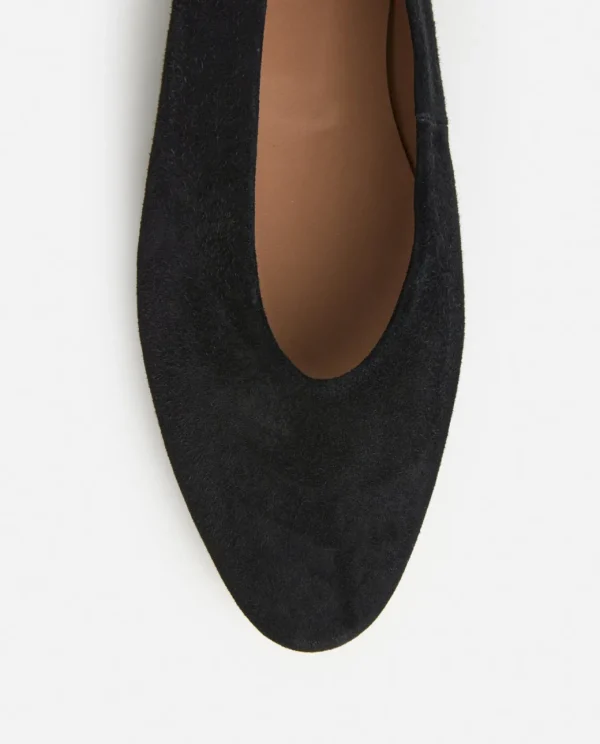 Ballet Flats^Flattered Belinda Suede Black
