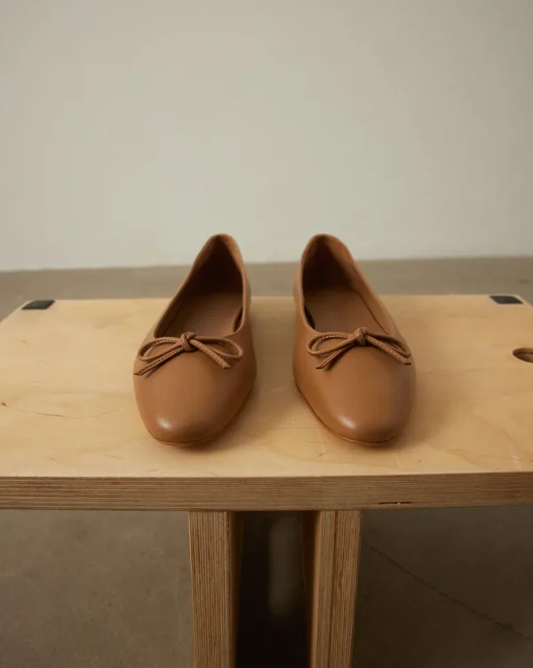 Ballet Flats^Flattered Bodil Leather Cognac