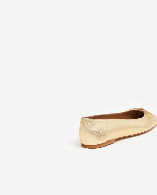 Ballet Flats^Flattered Bodil Leather Gold