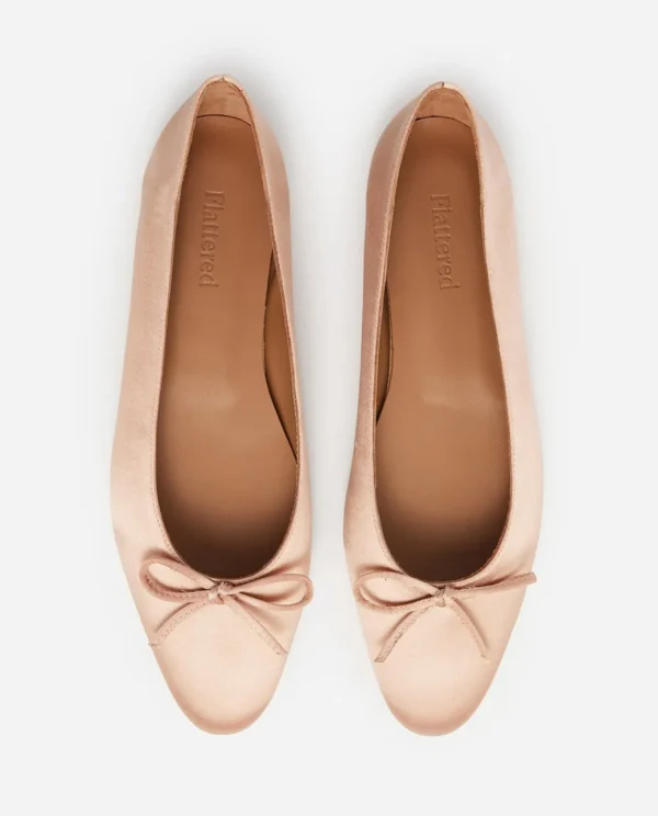 Ballet Flats^Flattered Bodil Satin Rose