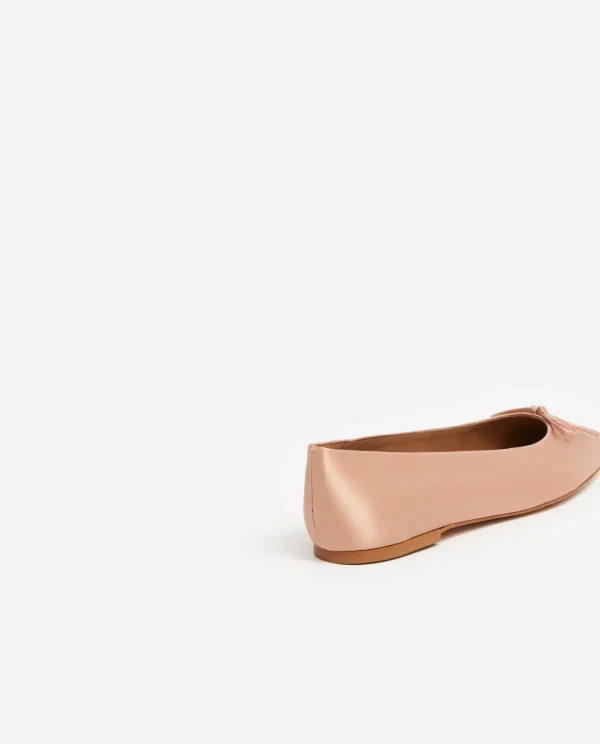 Ballet Flats^Flattered Bodil Satin Rose