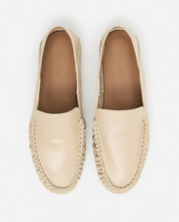 Loafers^Flattered Bon Bon Leather Beige