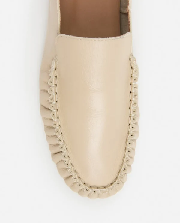 Loafers^Flattered Bon Bon Leather Beige