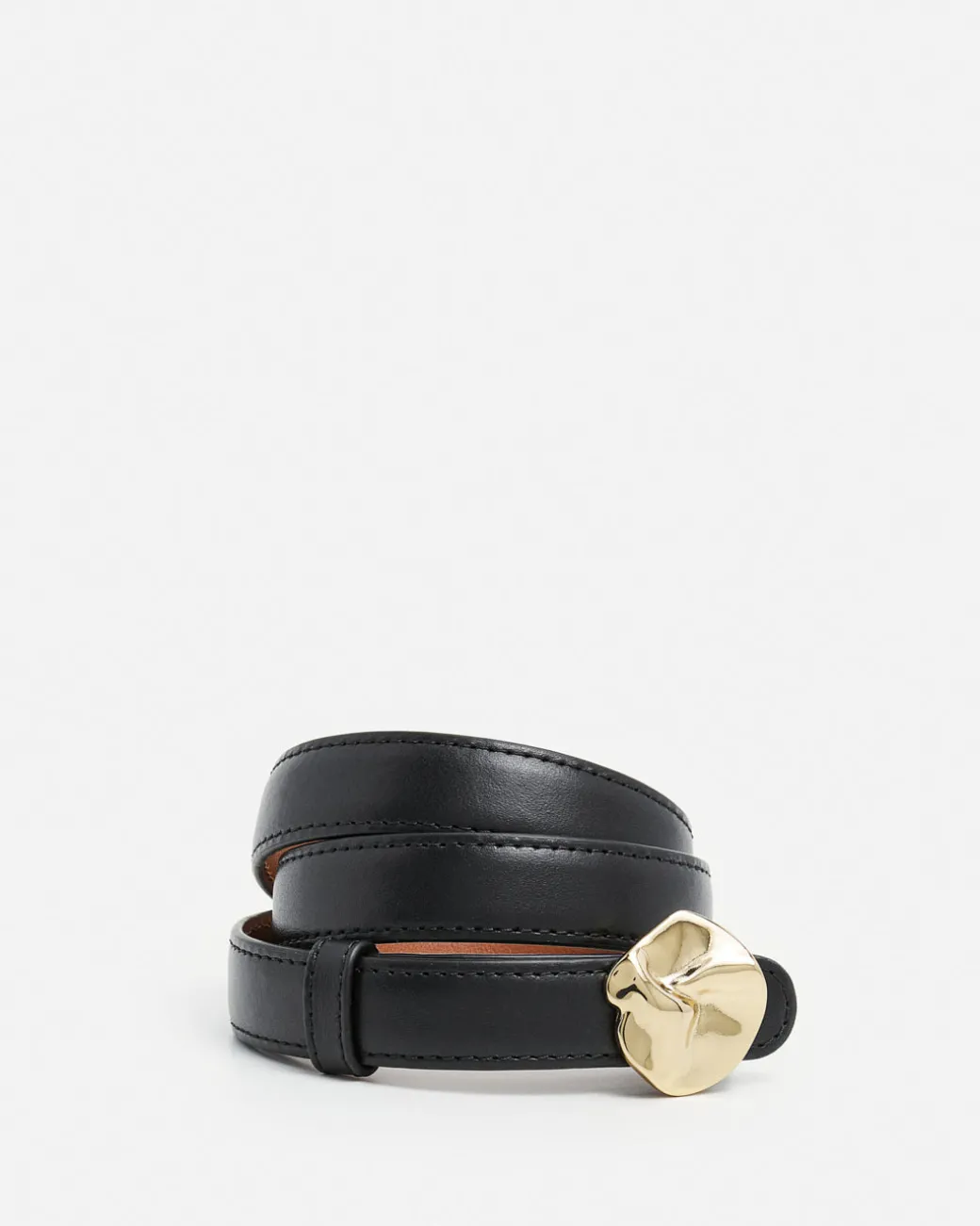 brie_belt_leather_black_1.webp Belts^Flattered Brie Belt Leather Black