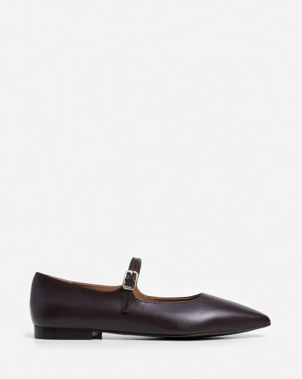 Ballet Flats^Flattered Camila Leather Burgundy