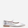 Ballet Flats^Flattered Camila Leather Silver