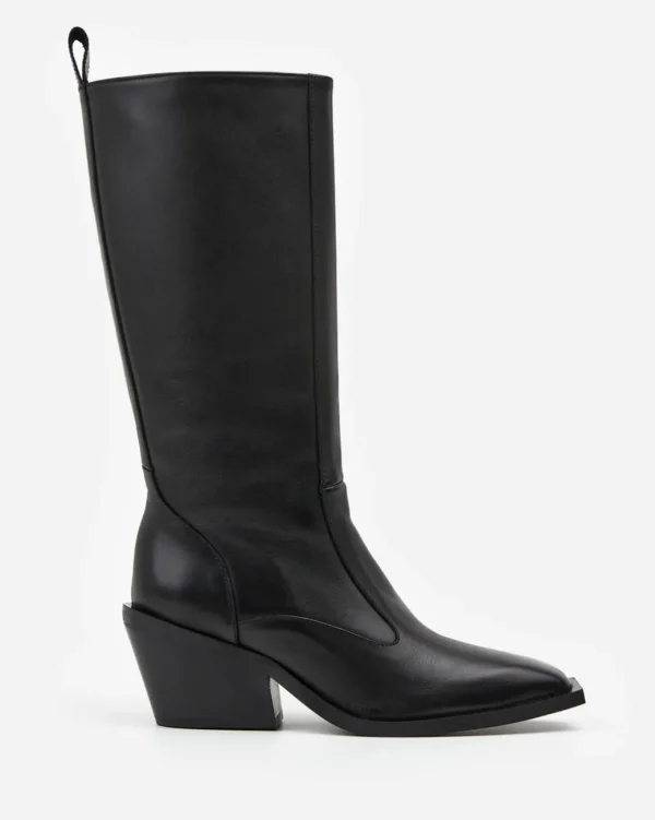 High-Shaft Boots | Boots^Flattered Carla Leather Black