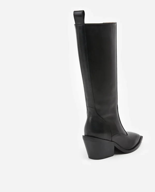 High-Shaft Boots | Boots^Flattered Carla Leather Black