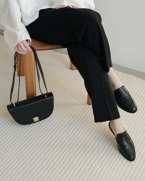 Crosshoulder Bag | Shoulder Bags^Flattered Cindy Crossbody Leather Black