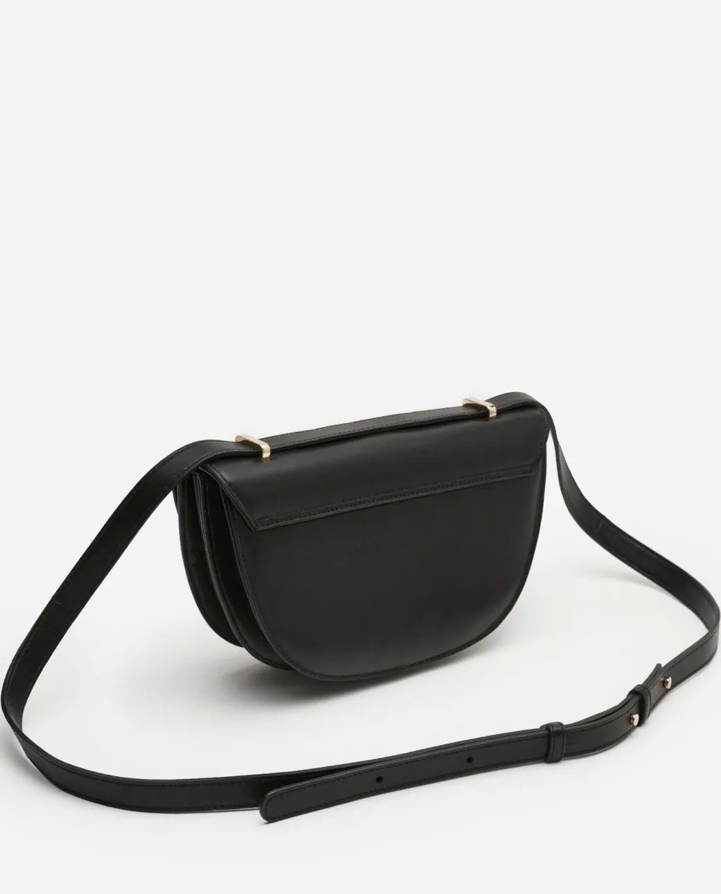 cindy_crossbody_leather_b_5.webp Crosshoulder Bag | Shoulder Bags^Flattered Cindy Crossbody Leather Black