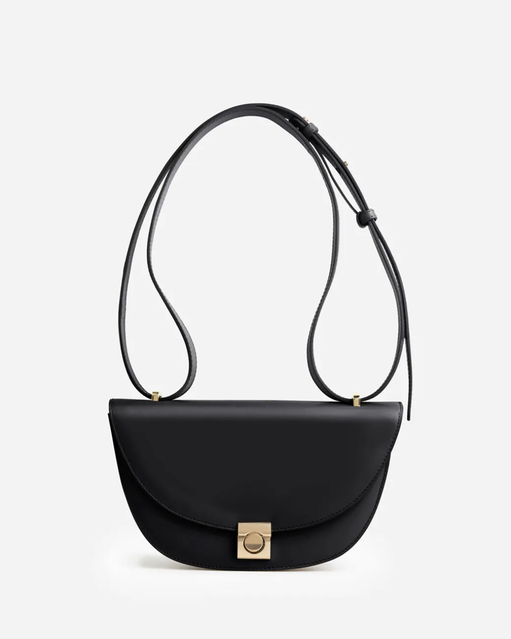 cindy_crossbody_leather_b_7.webp Crosshoulder Bag | Shoulder Bags^Flattered Cindy Crossbody Leather Black