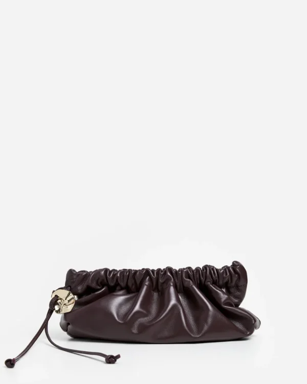Clutch Bags^Flattered Cissi Clutch Bag Leather Burgundy