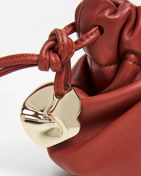 Clutch Bags^Flattered Cissi Clutch Bag Leather Red Brick