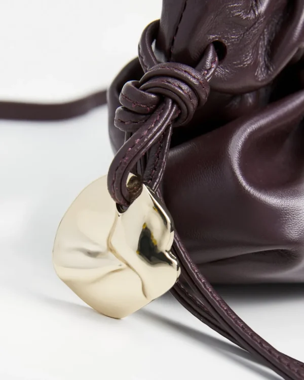Clutch Bags^Flattered Cissi Clutch Bag Leather Burgundy