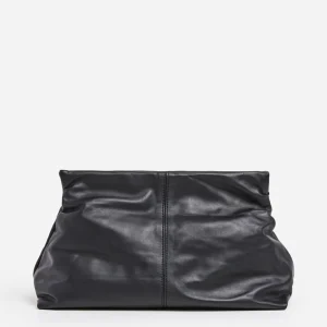 Clutch Bags^Flattered Clay Clutch Leather Black