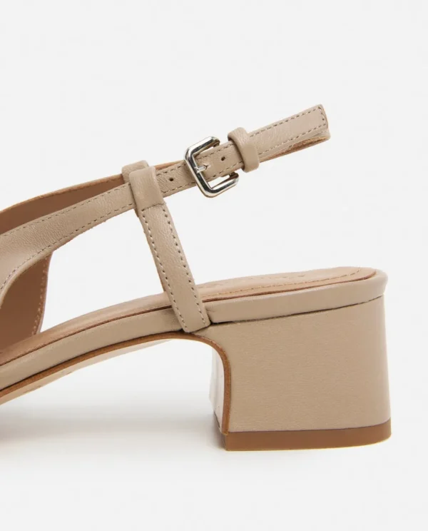 Heels^Flattered Elin Leather Beige