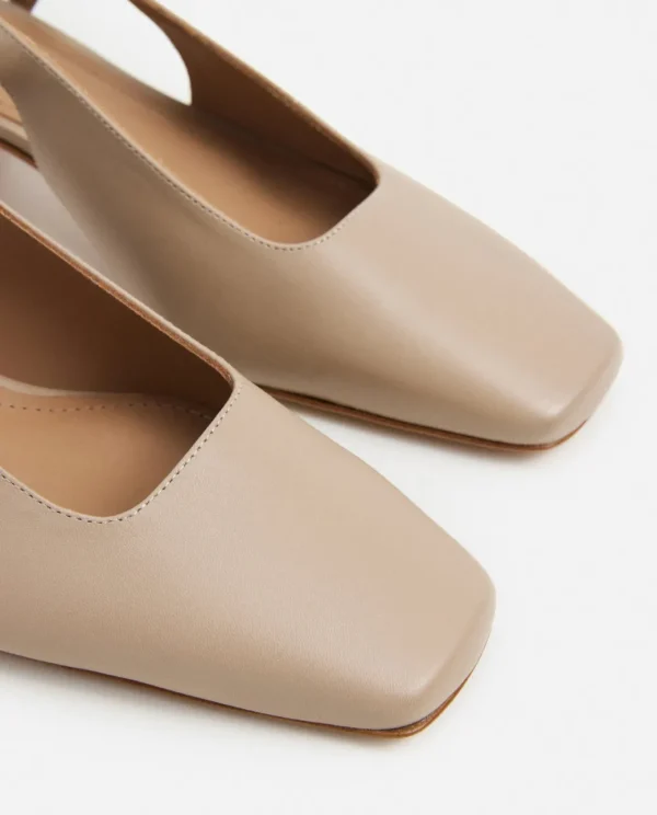 Heels^Flattered Elin Leather Beige