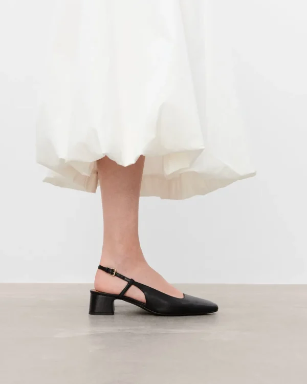Heels^Flattered Elin Leather Black