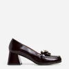 Heels^Flattered Ellinor Leather Patent Burgundy