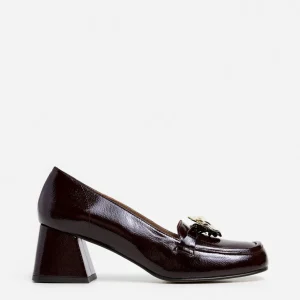 Heels^Flattered Ellinor Leather Patent Burgundy