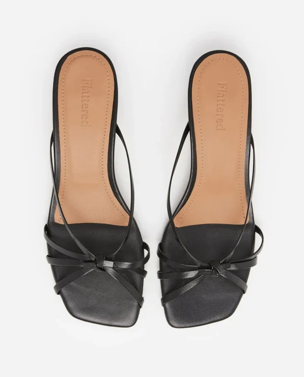 Heeled Sandals | Heels^Flattered Eunisa Leather Black