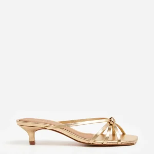 Heeled Sandals | Heels^Flattered Eunisa Leather Gold
