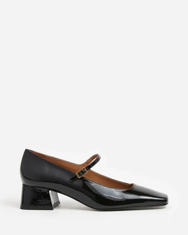 Heels^Flattered Evan Leather Black Patent