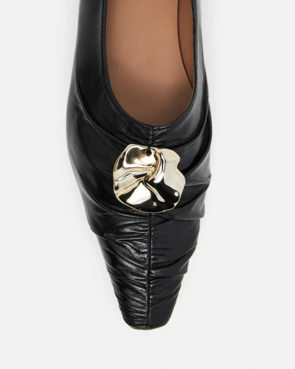 Ballet Flats^Flattered Florence Leather Black