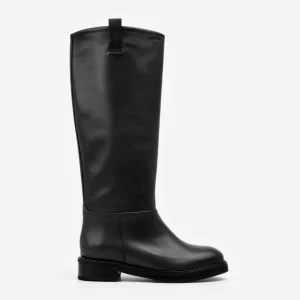 High-Shaft Boots | Boots^Flattered Frances Leather Black