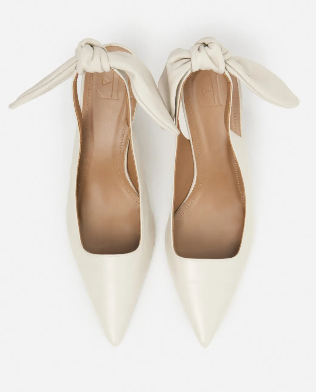 franchesca_bow_leather_cr_1.webp Heels^Flattered Franchesca Bow Leather Creme