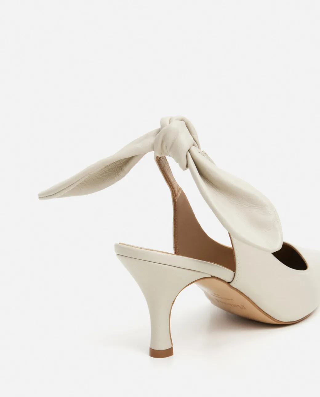 franchesca_bow_leather_cr_4.webp Heels^Flattered Franchesca Bow Leather Creme