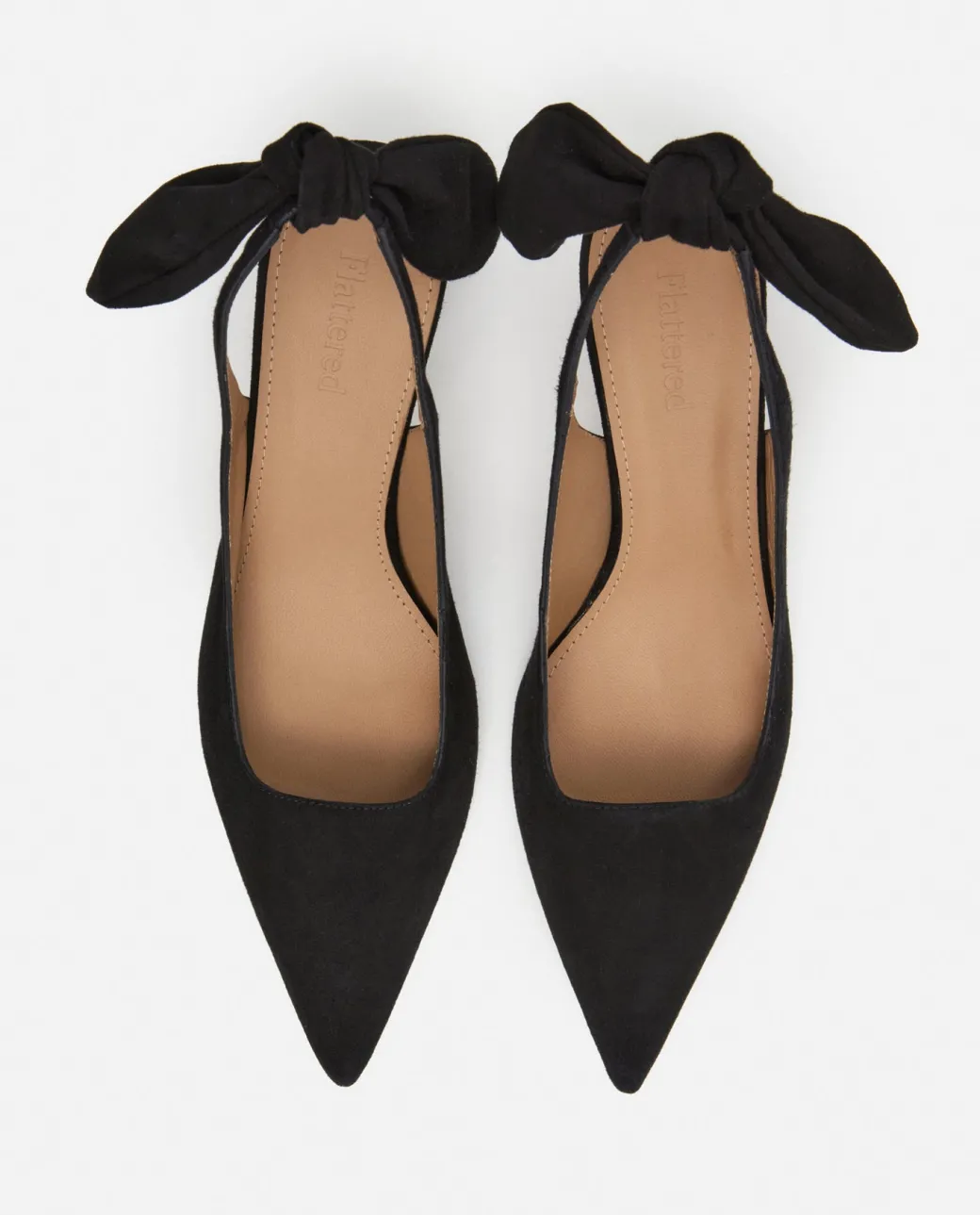 franchesca_bow_suede_blac_2.webp Heels^Flattered Franchesca Bow Suede Black