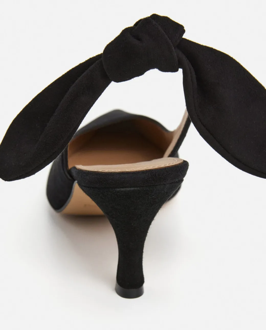 franchesca_bow_suede_blac_5.webp Heels^Flattered Franchesca Bow Suede Black