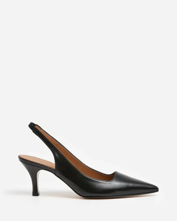 Heels^Flattered Franchesca Leather Black
