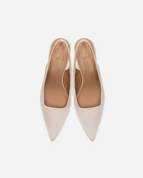 Heels^Flattered Franchesca Suede Sand