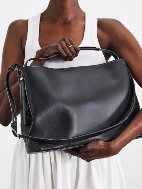 Top Handle Bags | Tote Bags^Flattered Harper Grande Handbag Leather Black